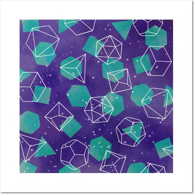 Cosmic Dice Wall Art by Mertalou